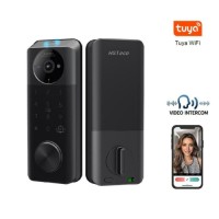 Fingerprint smart door lock with camera  TUYA App