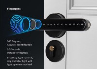 Fingerprint smart door lock with optional waterproof