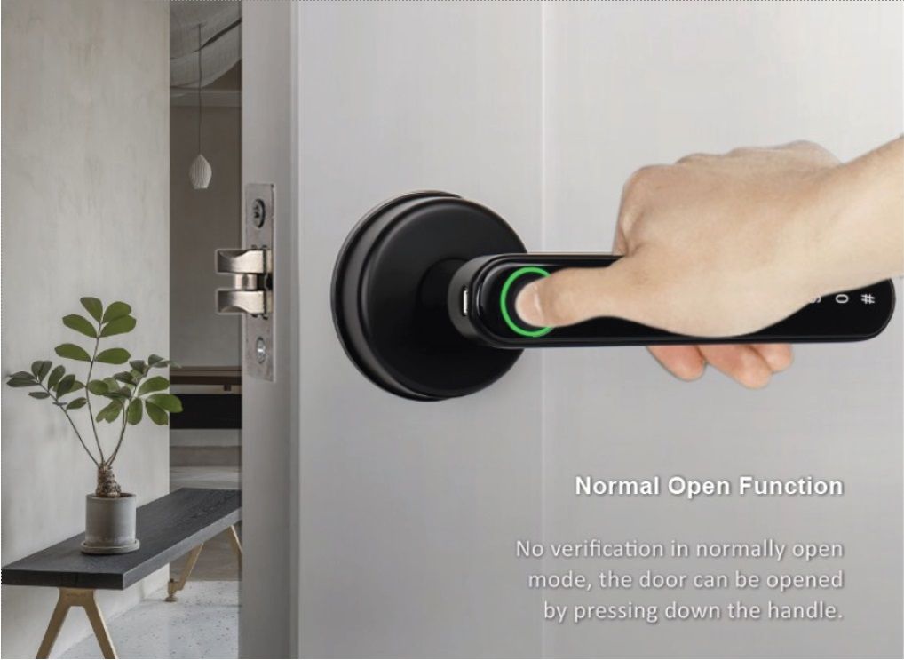 Fingerprint smart door lock with optional waterproof
